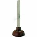American Imaginations 9 in.Brown Rubber Plunger AI-38669